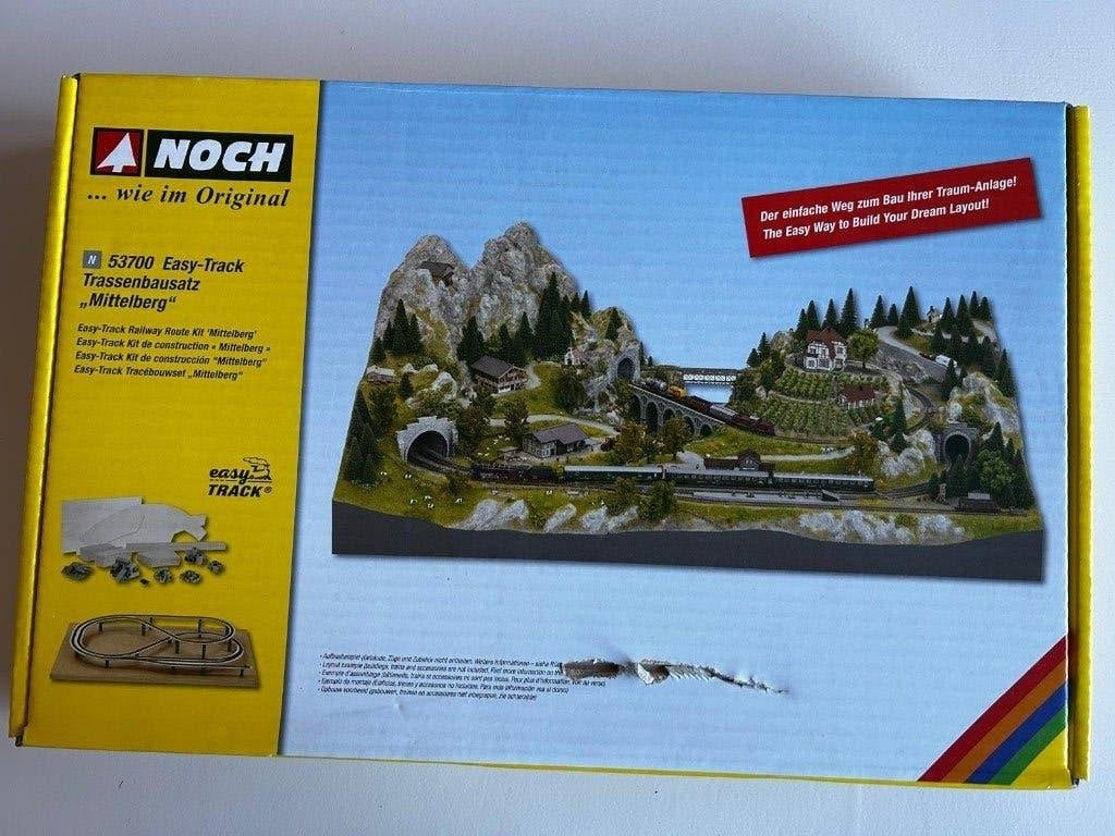 Noch Easytrack N-spoor "Mittelberg", Overige merken, Gelijkstroom of Wisselstroom, Overige typen, Nieuw