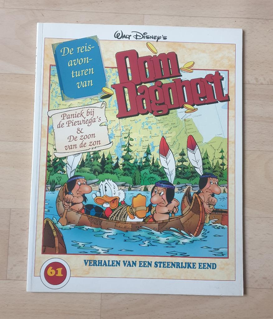 de reisavonturen van Oom Dagobert nr 61 eerste druk 1999, Boeken, Eén stripboek, Verzenden, Zo goed als nieuw