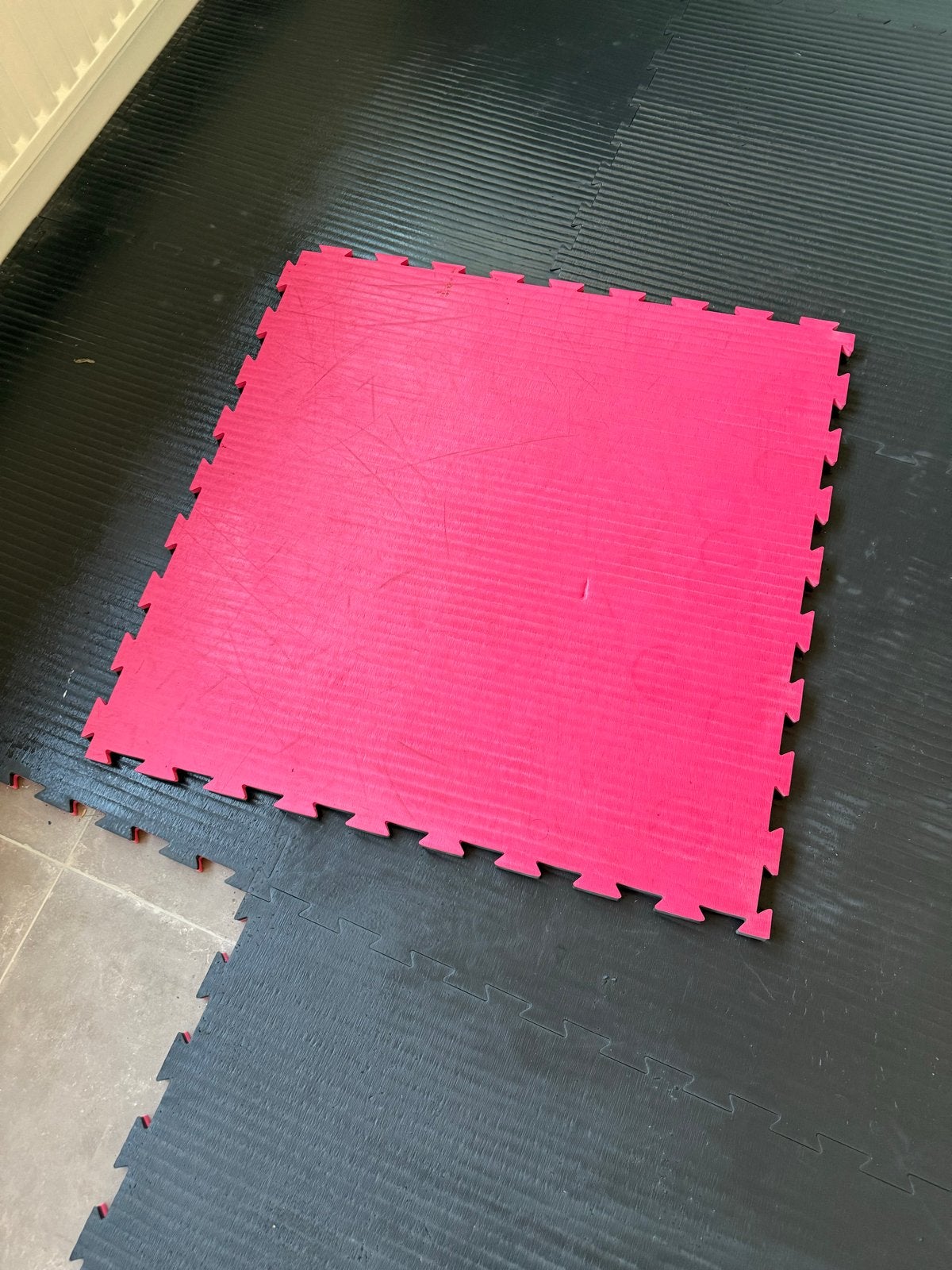 Puzzelmatten voor fitness en vechtsport, Ophalen, Gebruikt, Fitnessmat