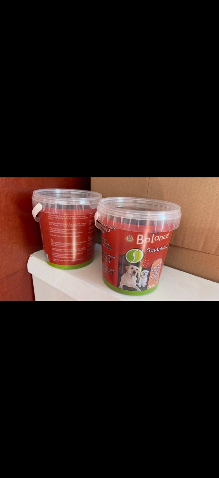 Emmertjes honden salami snacks Balance 500 gram 3 voor €5,00, Ophalen of Verzenden, Hond