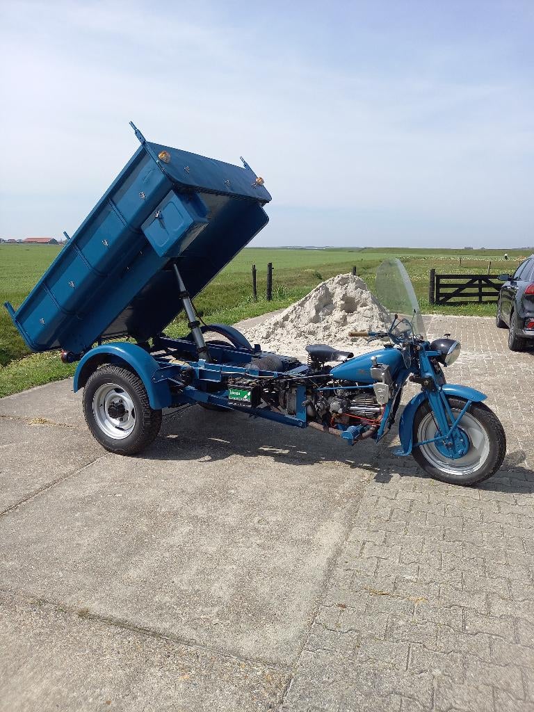 Unieke klassieker!! Moto Guzzi Ercole., Motoren, Cardan-aandrijving, Gebruikt, Handgeschakeld, 1 cilinder