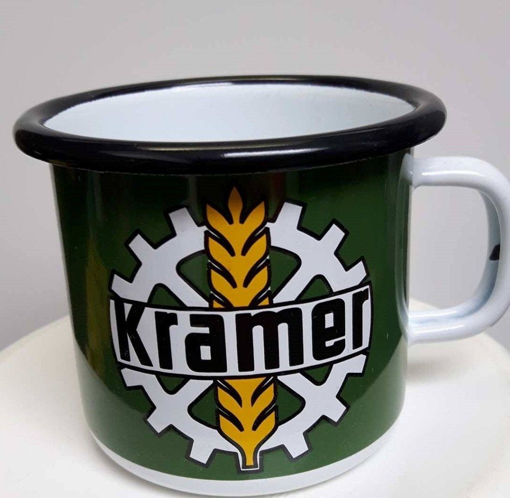 Kramer Guldner J Deere Ferguson Case tractor koffie beker, Gebruiksvoorwerp, Am, Nieuw, Ophalen of Verzenden