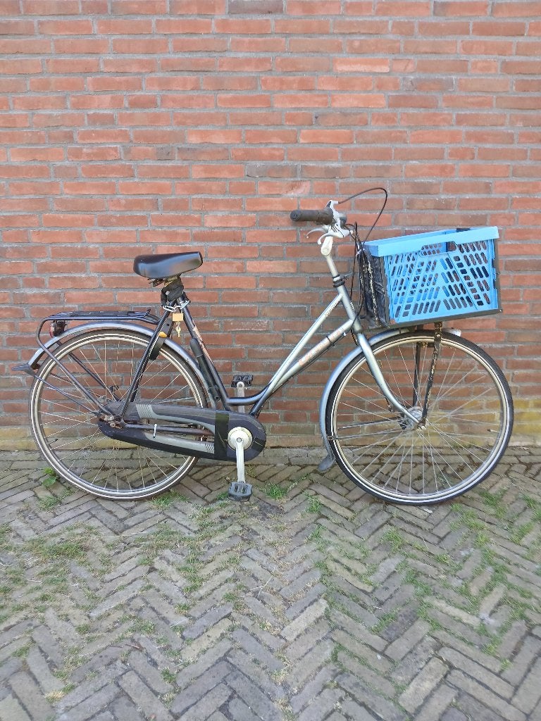Goede union damesfiets Tekoop., Fietsen en Brommers, Gebruikt, Versnellingen, 56 cm of meer, Trommelrem