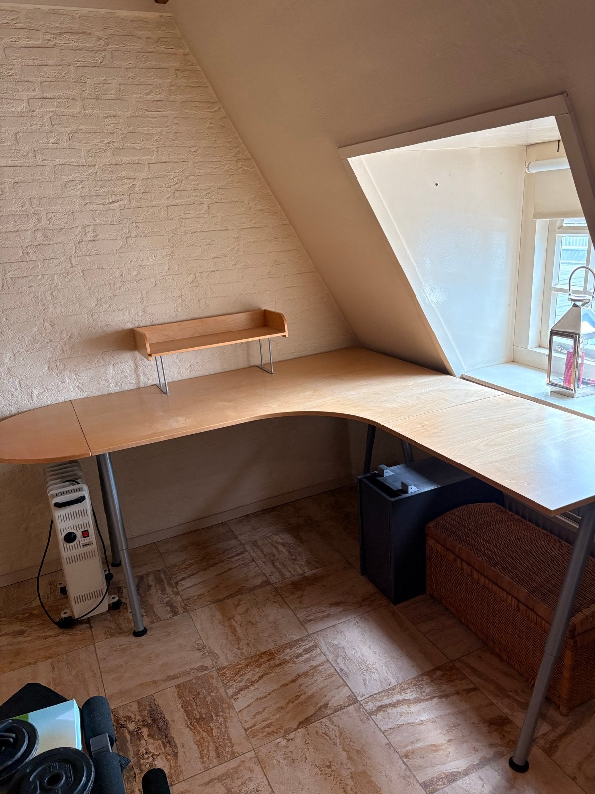 hoekbureau IKEA, Ophalen, Gebruikt, Hoekbureau, Bruin