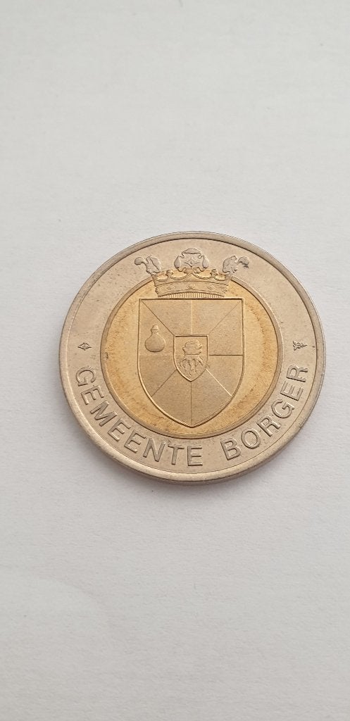 2977 borgerder flint 5 gulden 1994, Verzenden, Overige materialen