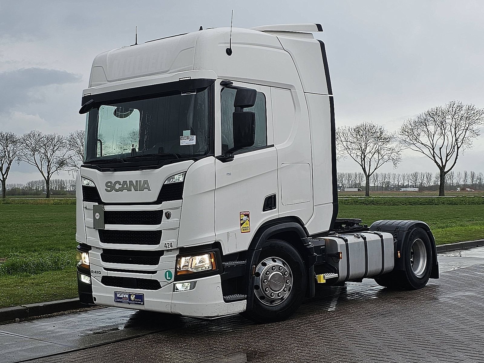 SCANIA R410 retarder 2x tank, Automaat, Euro 6, Scania, Wit
