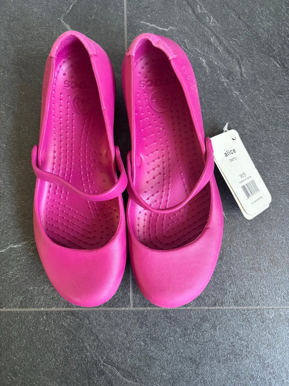 Nieuwe Crocs Alice Berry Roze Ballerina's Maat W5 35/36, Ophalen of Verzenden, Nieuw, Meisje, Schoenen