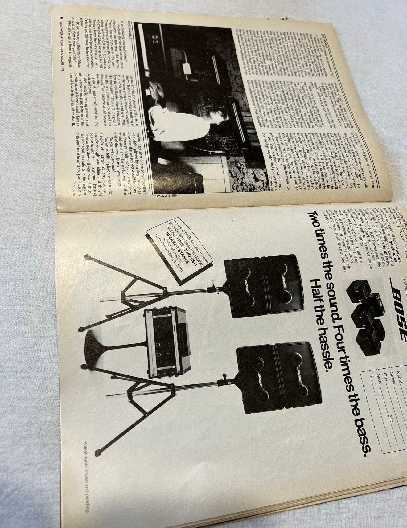 KEYBOARD MAGAZINE nov. 1979 muziek tijdschrift vintage music, Ophalen of Verzenden, 1960 tot 1980, Buitenland, Tijdschrift