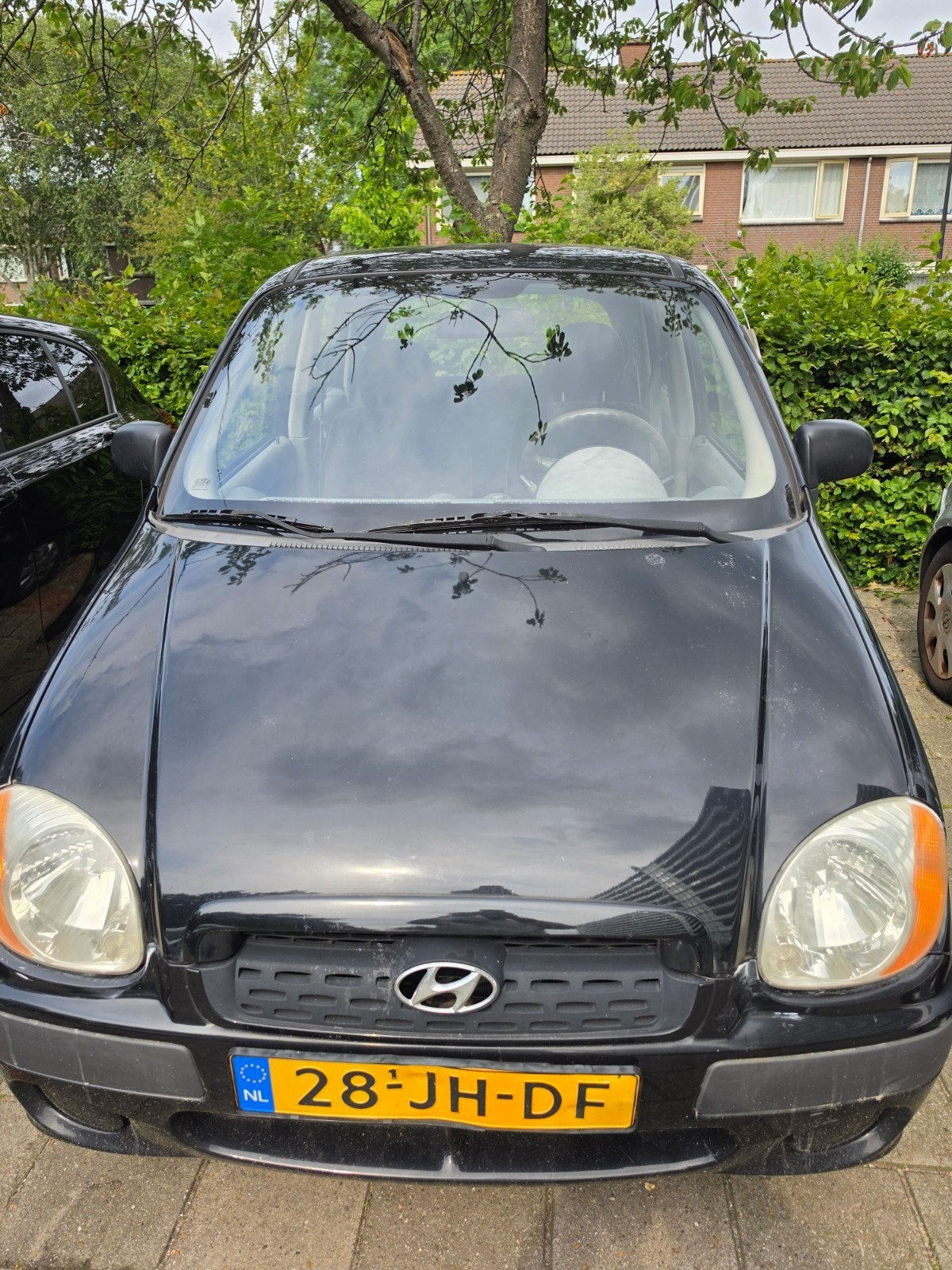 Hyundai Atos 1.0 I 2002 Zwart Rijd Super NAP 87KM, Auto's, Hyundai, Bedrijf, Atos, Benzine, C, Hatchback, Handgeschakeld, Origineel Nederlands
