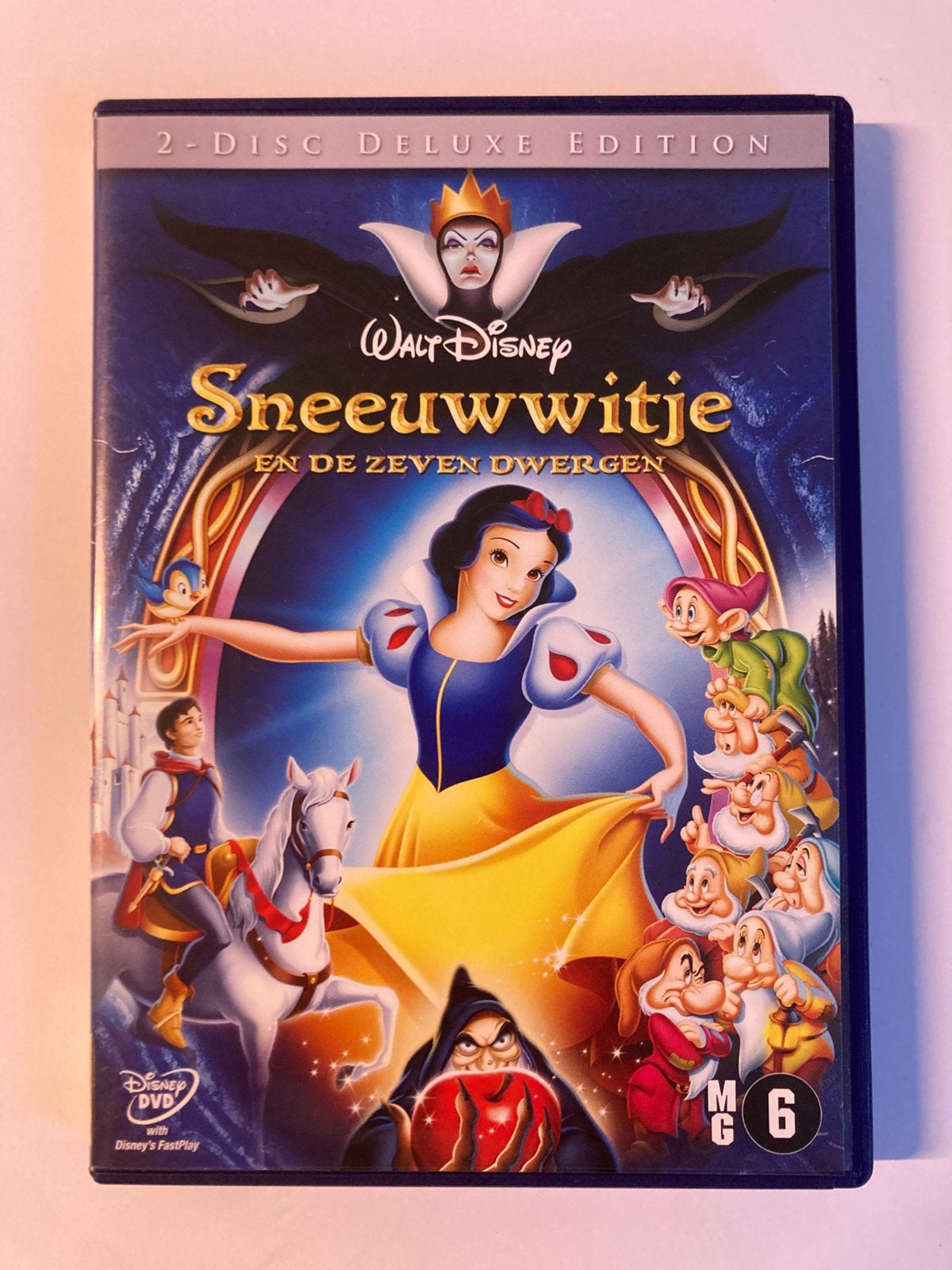 Sneeuwwitje en de Zeven Dwergen, 1937 / 2x DVD / Disney GR#1, Tekenfilm, Amerikaans, Nederlands, Ophalen of Verzenden