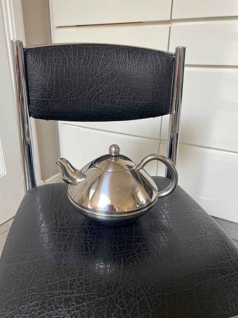 Bredemeijer Minuet Theepot RVS Dubbelwandig 1.4L, Theepot/fluitketel, Bredemeijer, Zilver, Ophalen of Verzenden