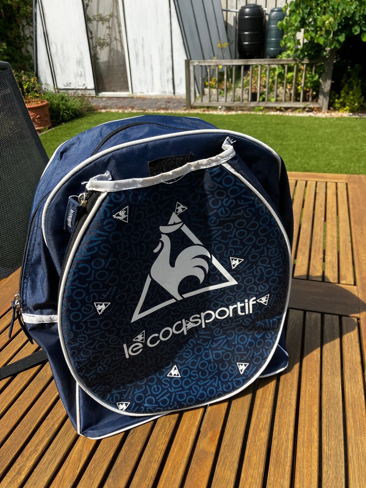 Le Coq Sportif Rugzak - Blauw, Overige merken, Gebruikt, 25 tot 40 cm, Ophalen of Verzenden