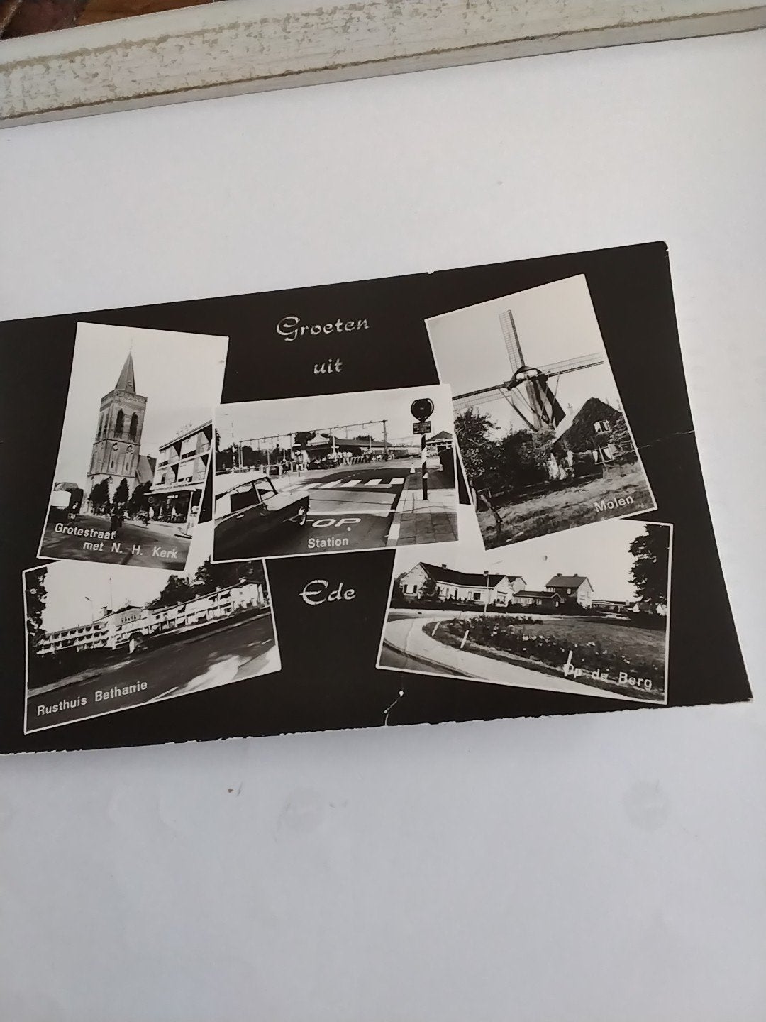 Oude ansichtkaart Ede - Groeten uit Ede, Ophalen of Verzenden, 1940 tot 1960, Ongelopen, Gelderland