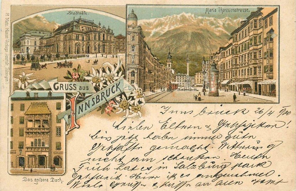 701-245-037 Innsbruck Litho, Verzenden, Voor 1920, Oostenrijk