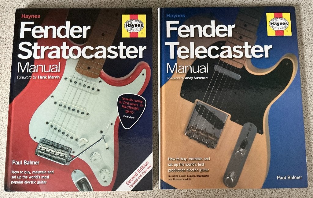 Fender Stratocaster/ Telecaster manual - Paul Balmer, Boeken, Ophalen of Verzenden, Zo goed als nieuw, Instrument, Paul Balmer