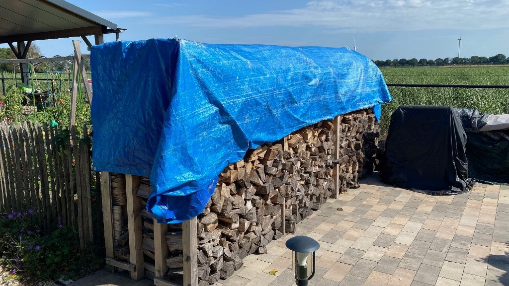 open haard hout gemengd hout, Doe-het-zelf en Verbouw, Hout en Planken, Ophalen, Gebruikt, 25 tot 50 mm, Overige typen