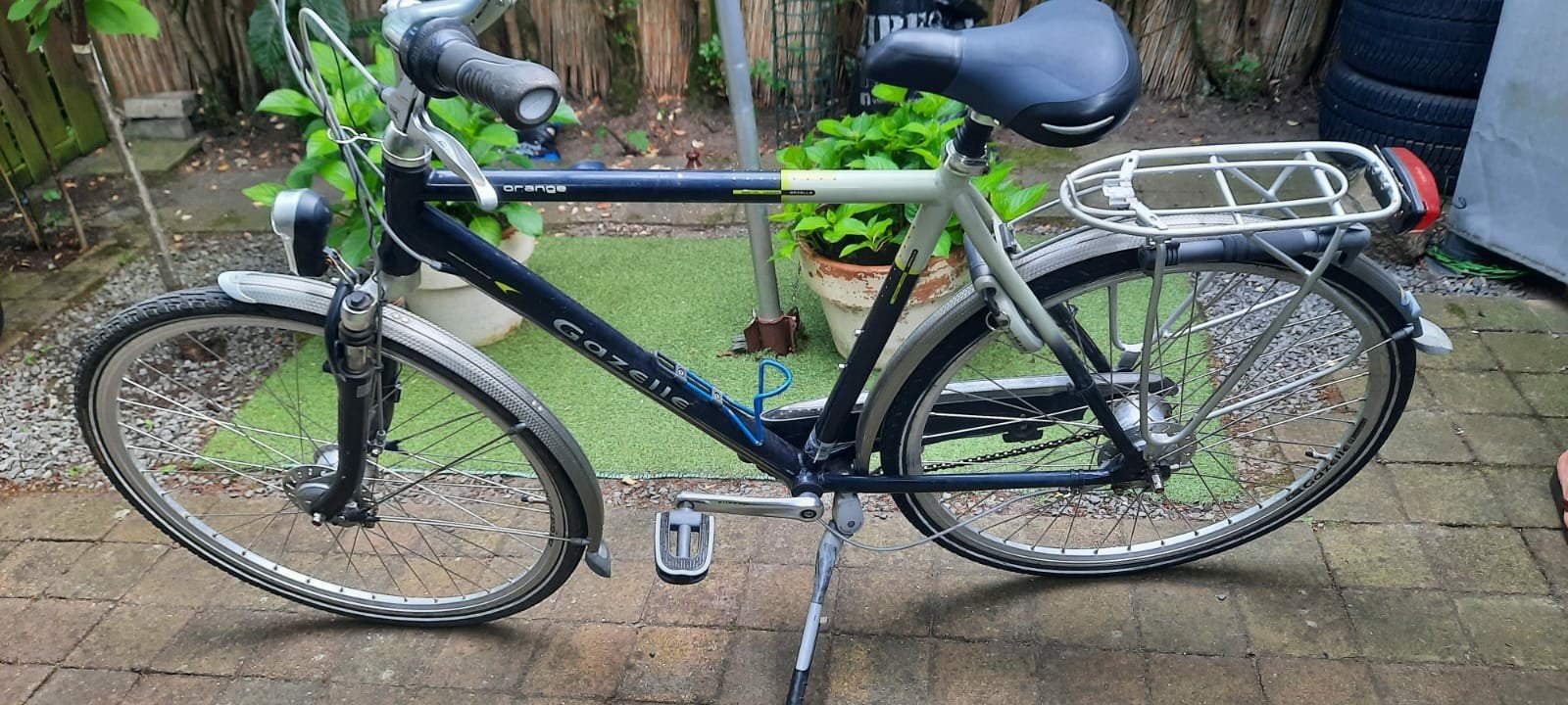 Hele mooie Gazelle herenfiets, Ophalen, Versnellingen, 56 cm of meer, Zo goed als nieuw