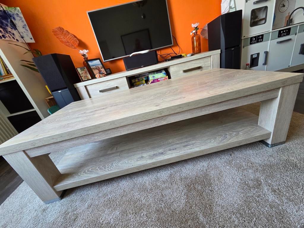 Lamulux salontafel - Zo goed als nieuw, Ophalen, Zo goed als nieuw, Rechthoekig, Overige houtsoorten