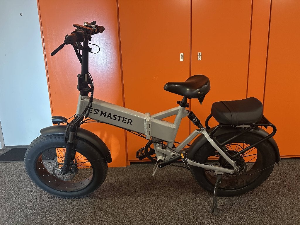 Esmaster Nardo Gray fatbike vouwfiets, Gebruikt, 55 tot 59 cm, 30 tot 50 km per accu, Ophalen