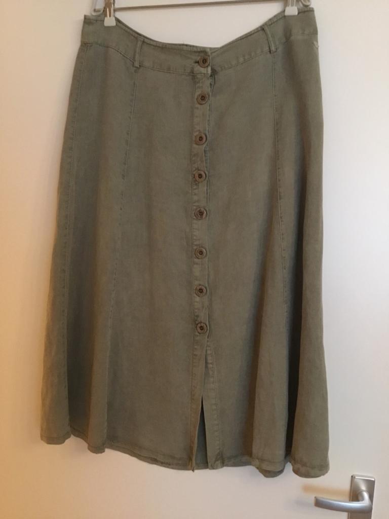 Rok Geisha maat 42/44 (L/XL), Maat 42/44 (L), Ophalen of Verzenden, Zo goed als nieuw, Onder de knie