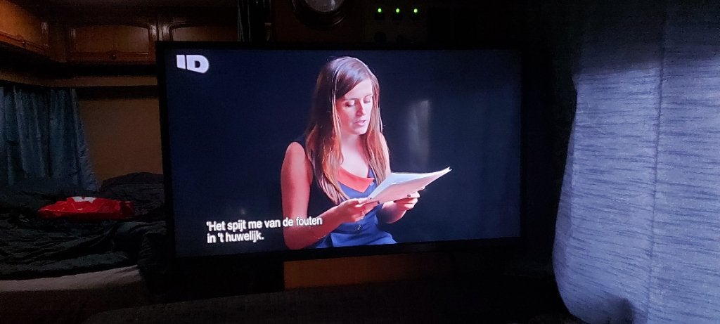 Samsung smart tv 35 inch, Audio, Tv en Foto, Televisies, Gebruikt, 50 Hz, Ophalen of Verzenden, Samsung
