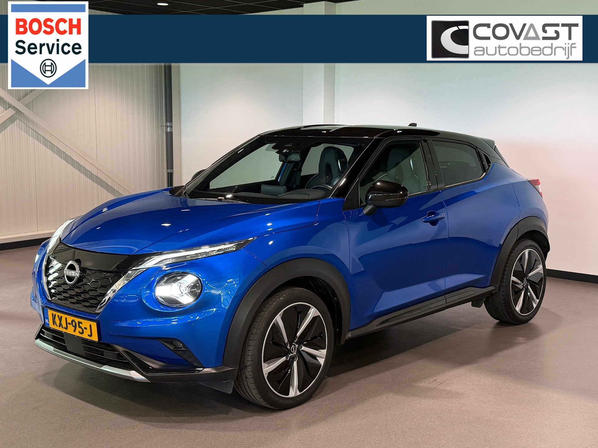 Nissan Juke 1.6 Hybrid N-Design BOSE|Camera|Carplay|LED|Keyl, 1300 kg, Gebruikt, 4 cilinders, Blauw