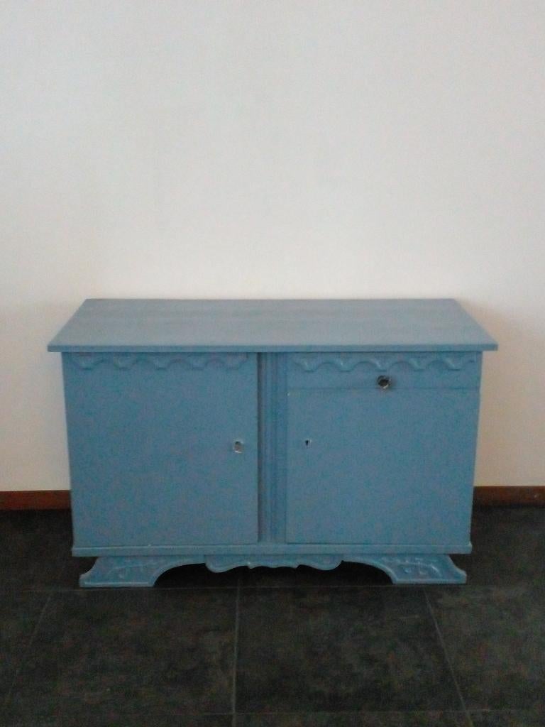 Wandkast Vintage, Huis en Inrichting, Kasten | Wandmeubels, Ophalen, Gebruikt, Overige materialen, Minder dan 150 cm