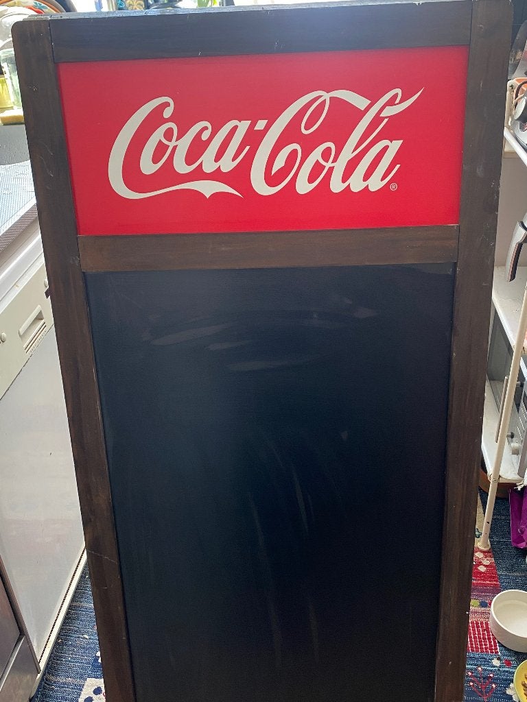 Coca cola reclamebord, Verzamelen, Ophalen, Zo goed als nieuw, Reclamebord