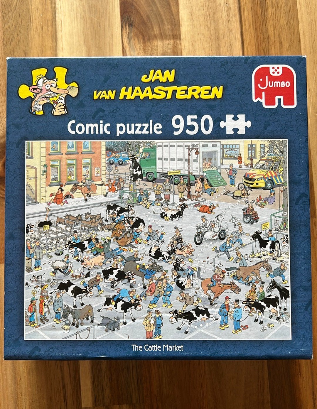 Jan van Haasteren puzzel - De Veemarkt, Ophalen of Verzenden, 500 t/m 1500 stukjes, Gebruikt, Legpuzzel
