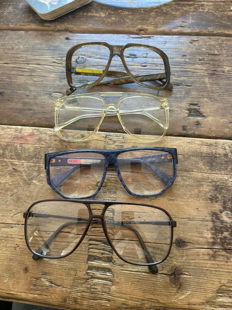 Diverse vintage brilmonturen, Overige merken, Gebruikt, Overige kleuren, Ophalen of Verzenden