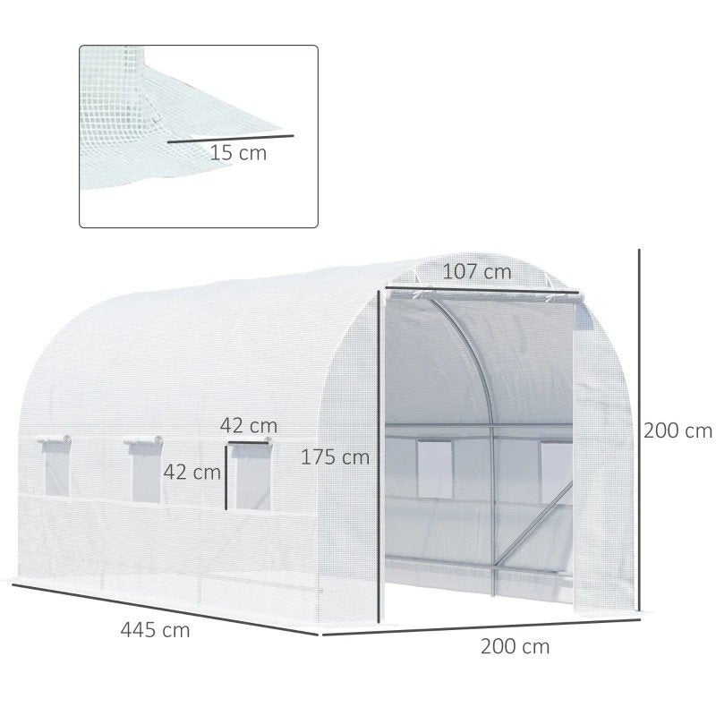PVC Tomatenkas Koude Kas 119x60x60 cm Transparant, Ophalen of Verzenden, A, A, A