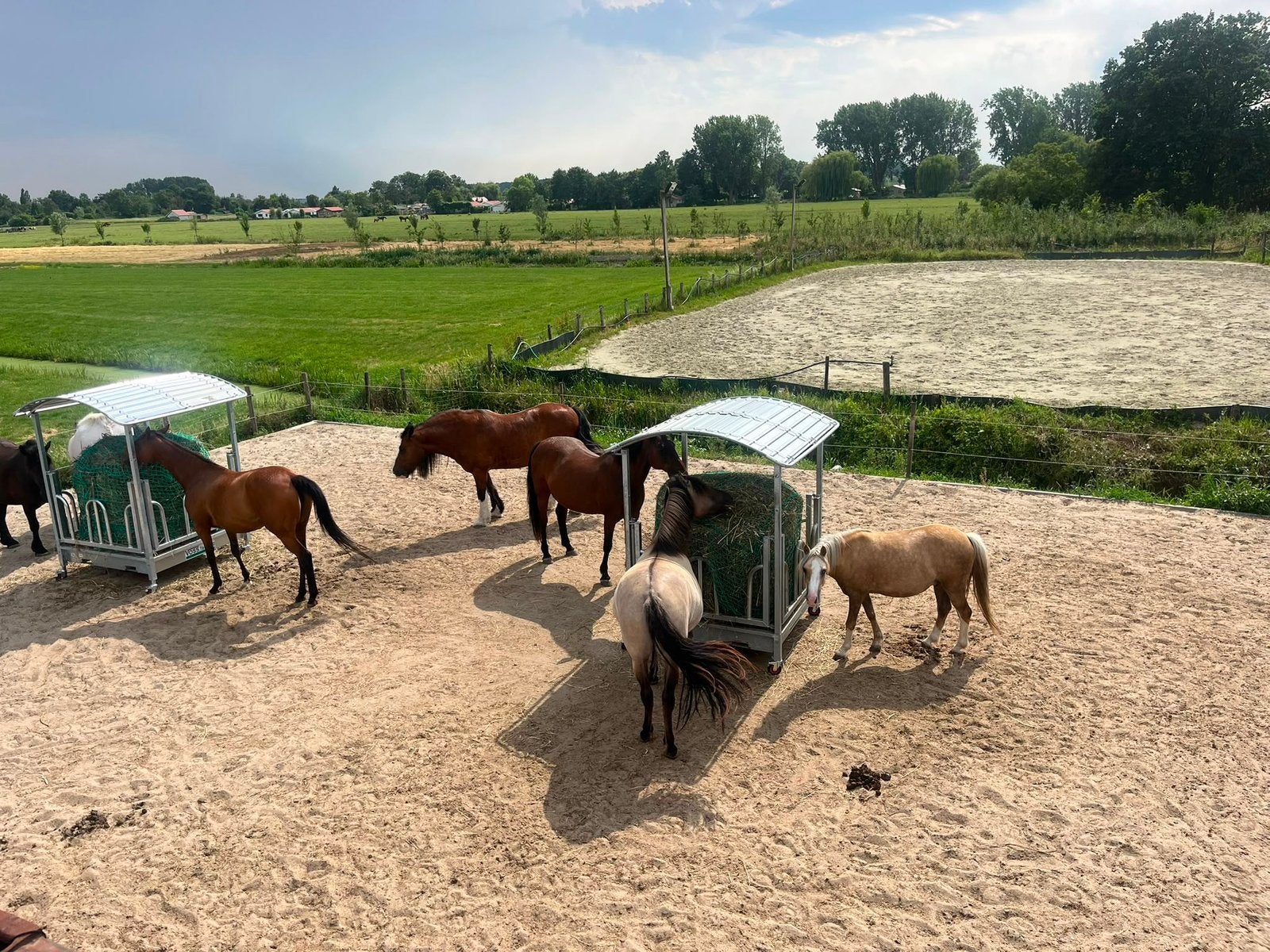 Paarden stalling en uitloop stallen, Stalling
