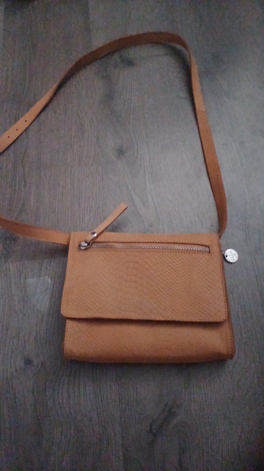 Prachtige LouLou ledere tas nieuwstaat, Ophalen of Verzenden, Zo goed als nieuw, Handtas