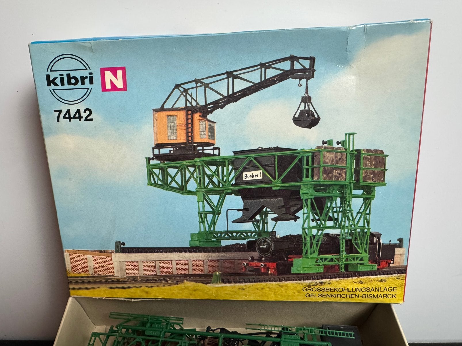 Vintage Kibri 7442 Modelspoor N Bekolingsinstallatie, Ophalen of Verzenden, Zo goed als nieuw, 1:50 tot 1:144