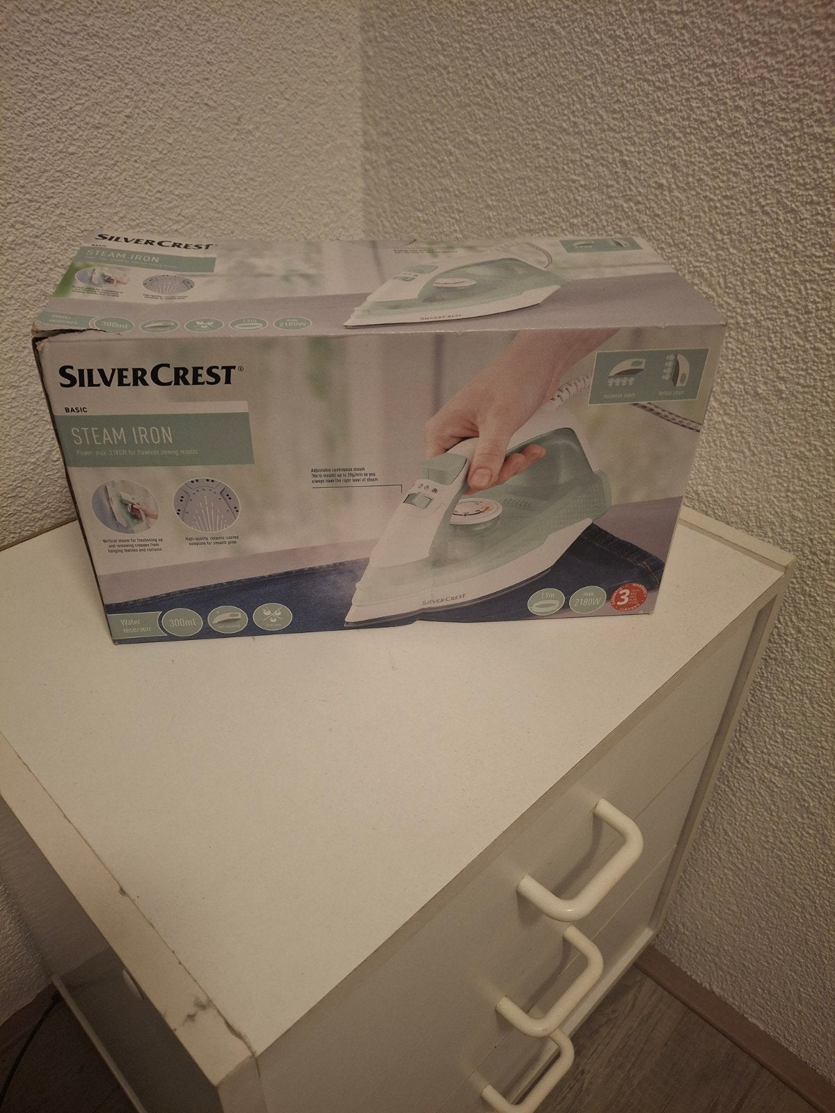 Strijkijzer met strijkplank - SilverCrest & Leifheit, Ophalen, Gebruikt, Strijkijzer met snoer