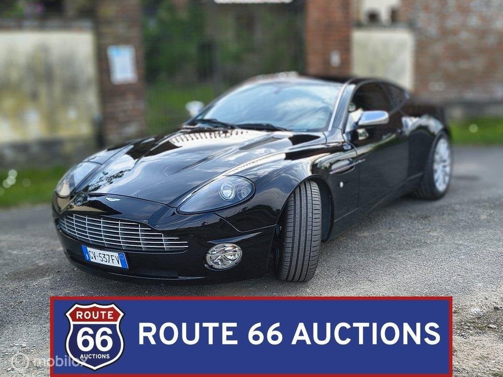 Aston Martin Vanquish | 2002 | Route 66 Auctions, Auto's, Aston Martin, Bedrijf, Te koop, Vanquish, Benzine, Overige carrosserieën
