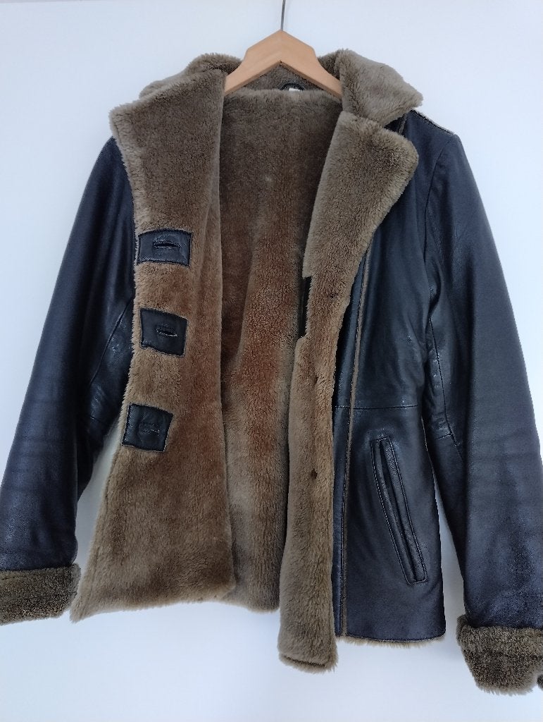 winterjas, Ophalen, Zo goed als nieuw, Maat 36 (S), Zwart