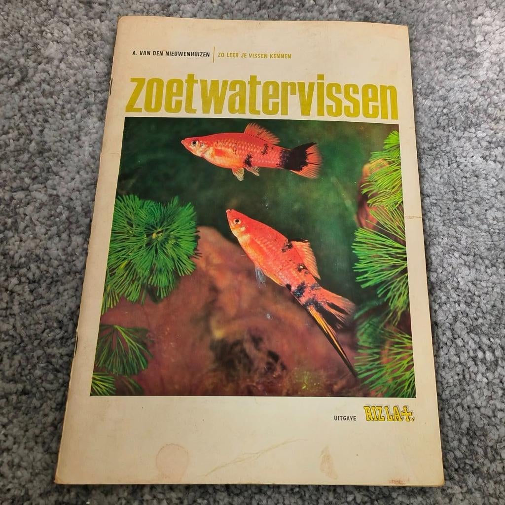 Zoetwatervissen I ( plaatjesalbum Rizla+), Boeken, Prentenboeken en Plaatjesalbums, Gelezen, Plaatjesalbum, Ophalen of Verzenden
