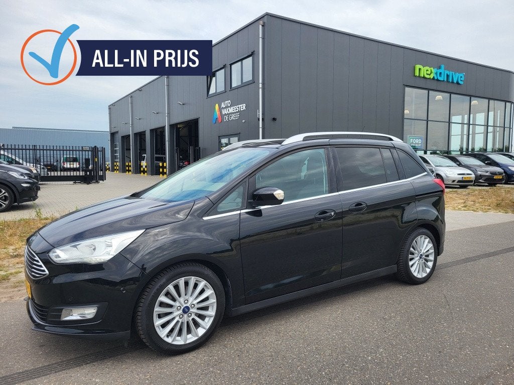 Ford Grand C-Max 1.5 150 pk Titanium 7p. Camera (bj 2018), Keurmerk '100% Onderhouden', 1373 kg, Euro 6, 4 cilinders