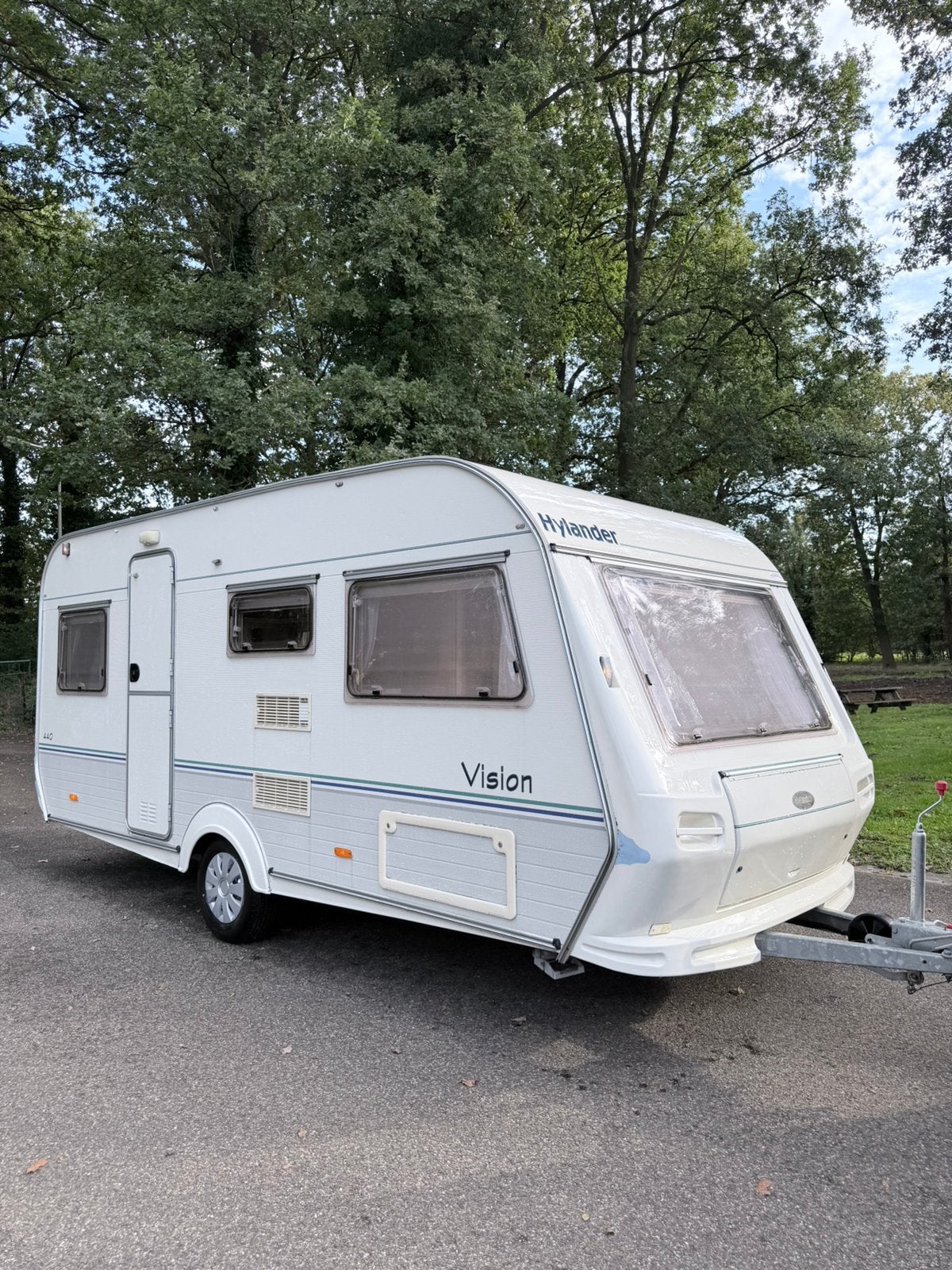 Nette Hylander Vision 440 Caravan!, Caravans en Kamperen, Overige merken, Rondzit, Bedrijf, 4 tot 5 meter