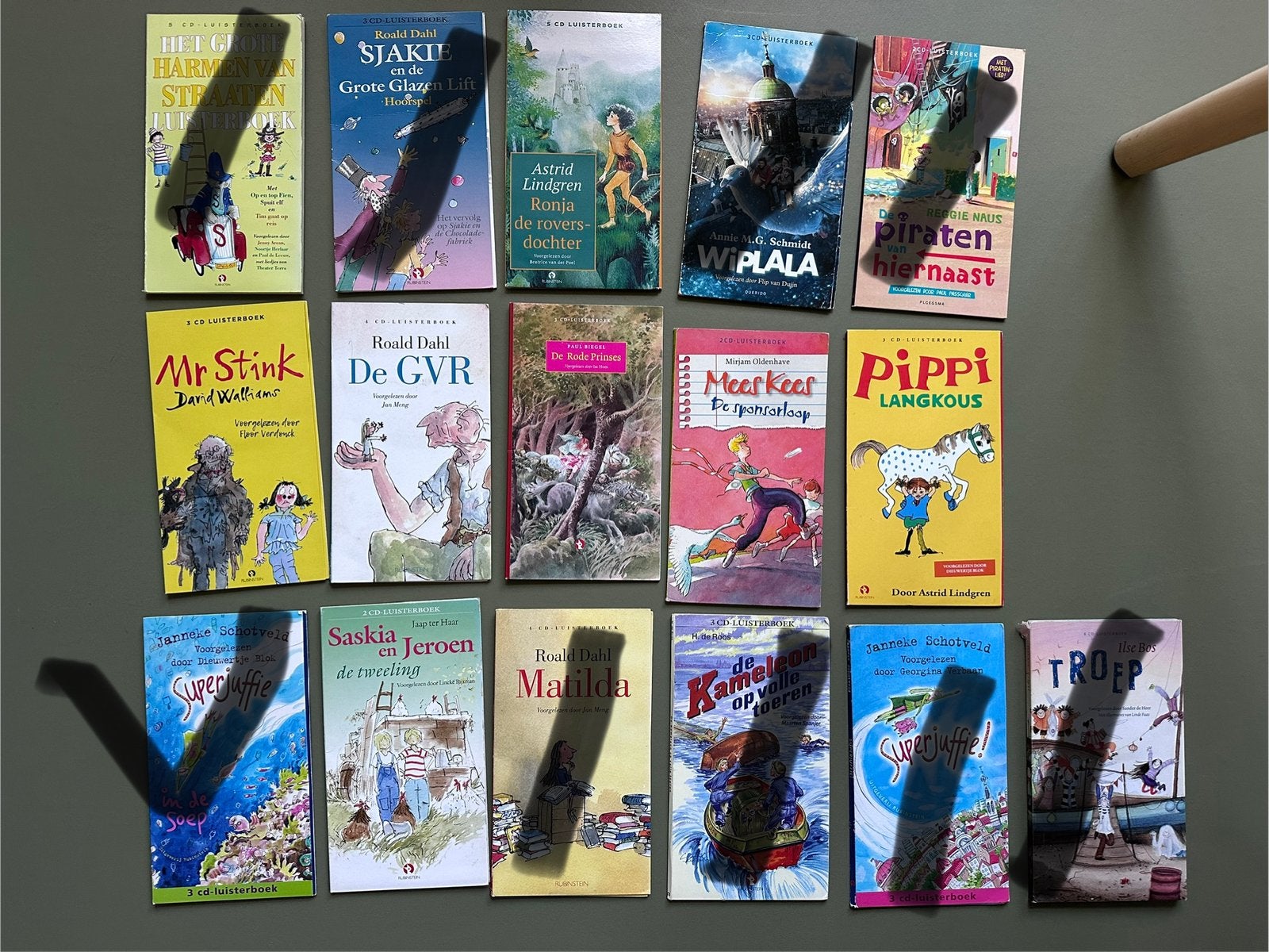 Diverse luisterboeken oa Roald Dahl, Mees Kees, Pipi, Boeken, Luisterboeken, Ophalen of Verzenden, Cd, Kind