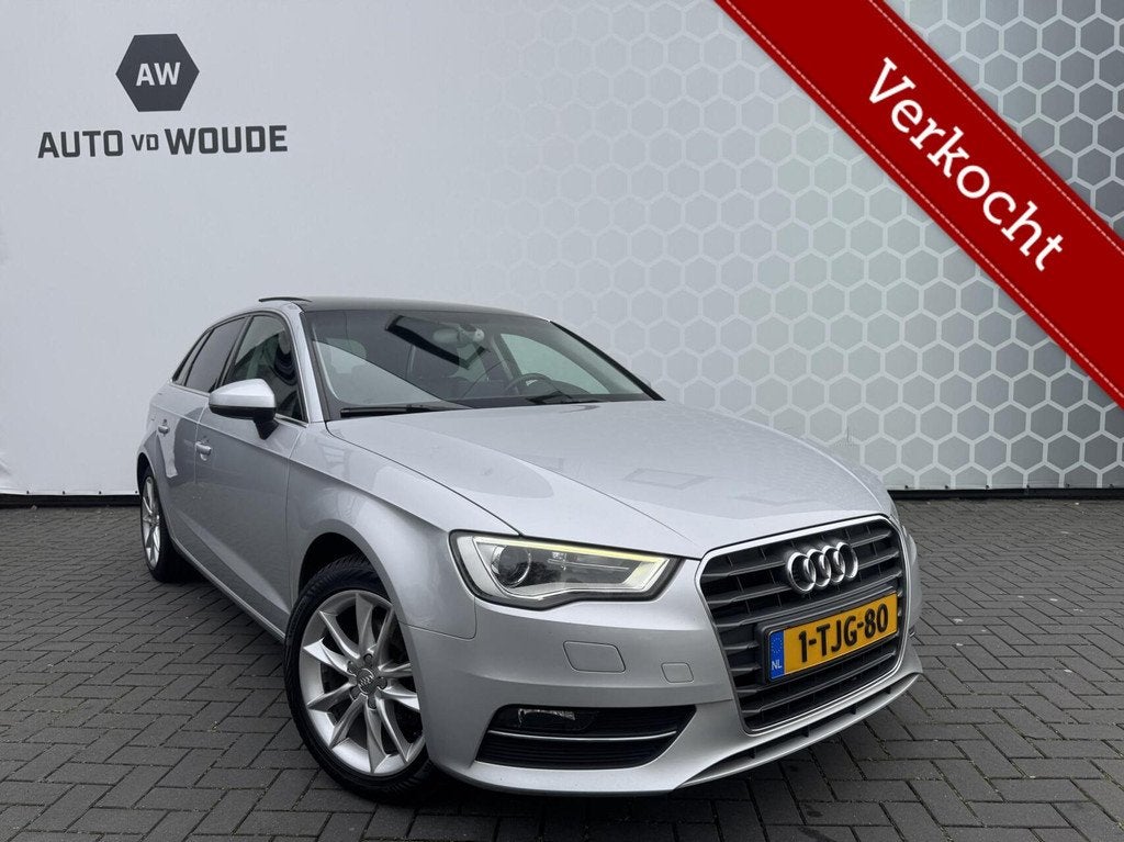 Audi A3 Sportback 1.4 TFSI Leer S-line Panoramadak Xenon LED, Auto's, Audi, Gebruikt, 4 cilinders, 1210 kg, 650 kg