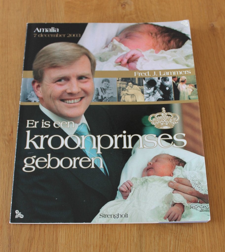 Amalia ~ Er is een Kroonprinses geboren / Fred J. Lammers, Verzamelen, Ophalen of Verzenden, Zo goed als nieuw, Nederland, Tijdschrift of Boek