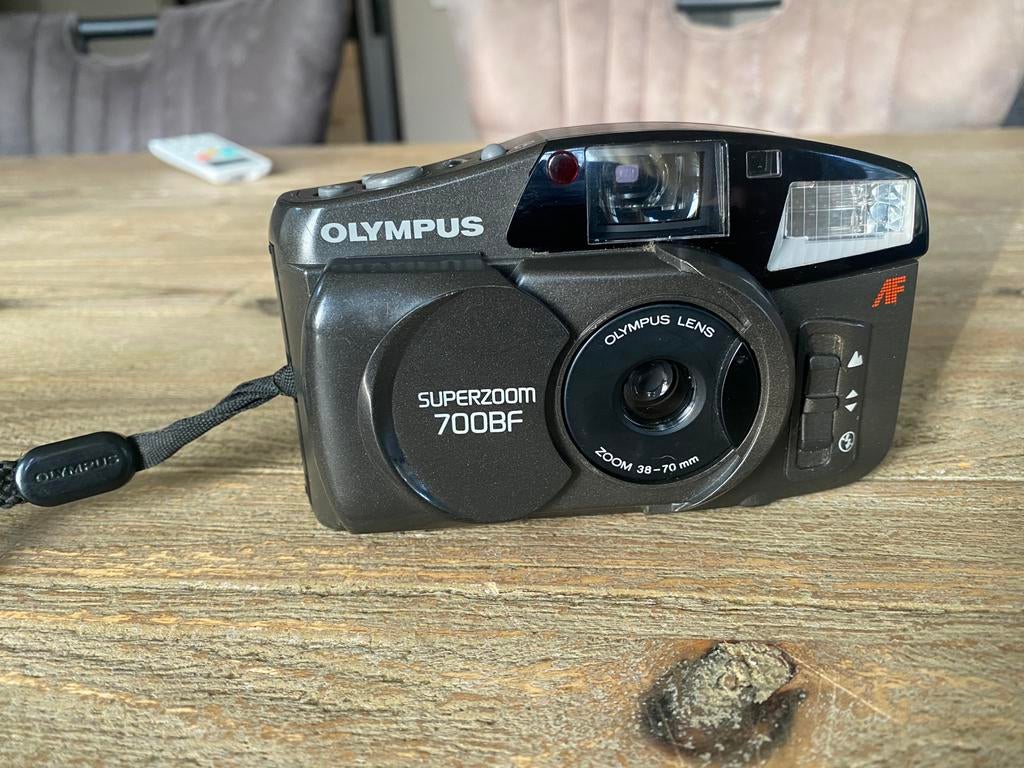 Olympus superzoom 700BF analoge top camera, Ophalen of Verzenden, Zo goed als nieuw, Compact, Olympus