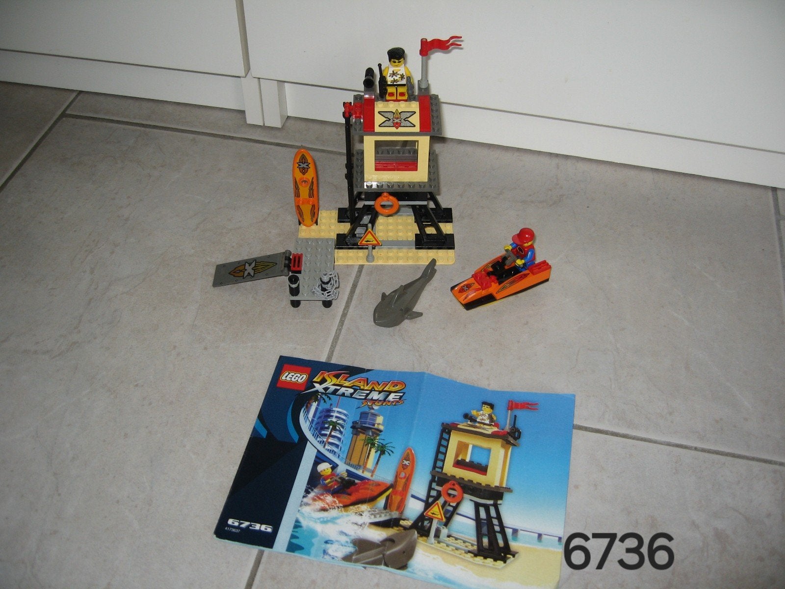 Lego Island Xtreme Stunts 6736 Compleet met boekje, Compleet, Gebruikt, Overige thema's, Lego