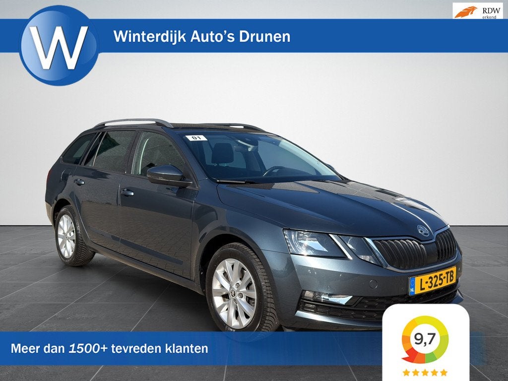Skoda Octavia Combi 1.0 TSI Greentech Ambition Business|Trek, Auto's, Skoda, Gebruikt, Adaptive Cruise Control, 49 €/maand, Handgeschakeld