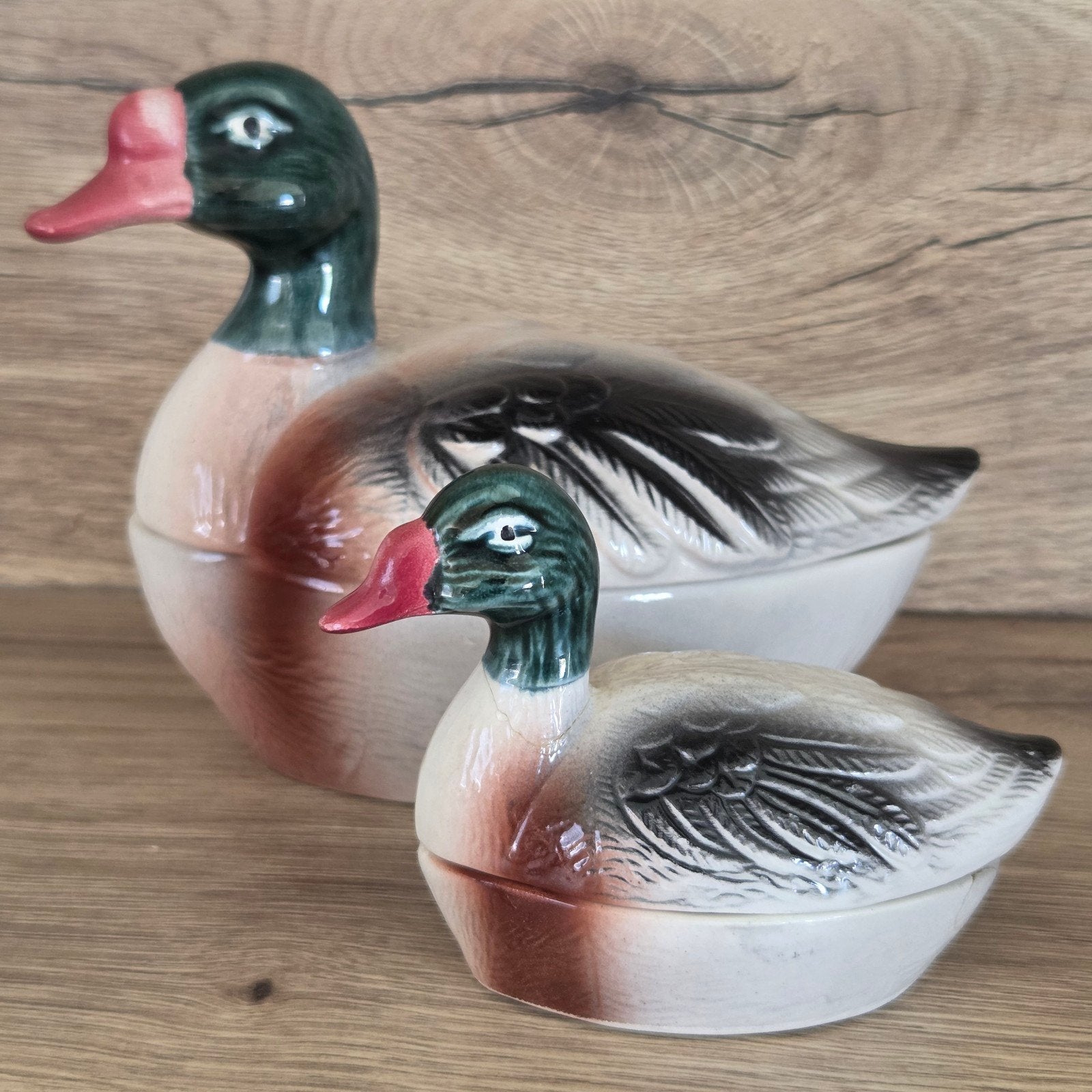 stel knobbeleenden Michel Caugant, 1 zeldzame miniatuur, Eend