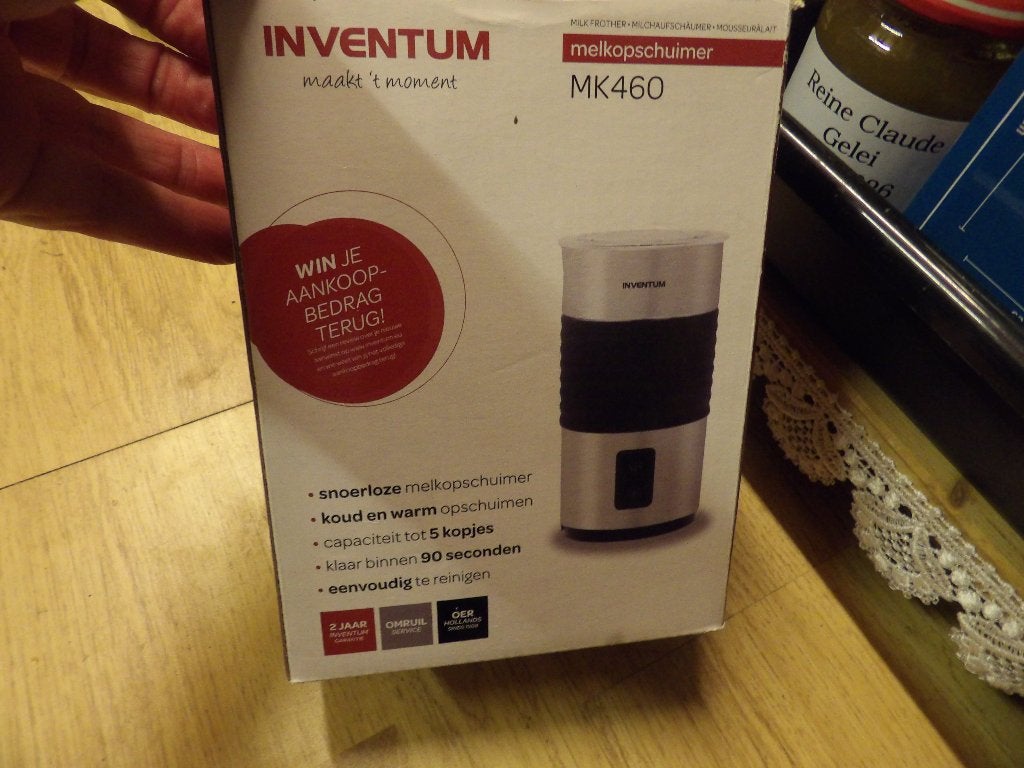 melkopschuimer INVENTUM MK 460 nieuw, Ophalen of Verzenden, Nieuw, Elektrische melkopschuimer
