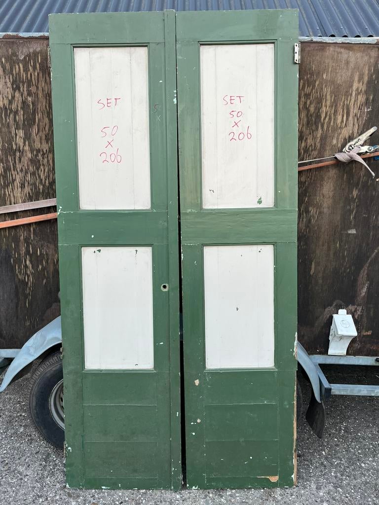 Oude paneeldeuren. Oude binnendeuren . Ruime keuze 175 stuks, Ophalen of Verzenden, Zo goed als nieuw, Glas, Binnendeur