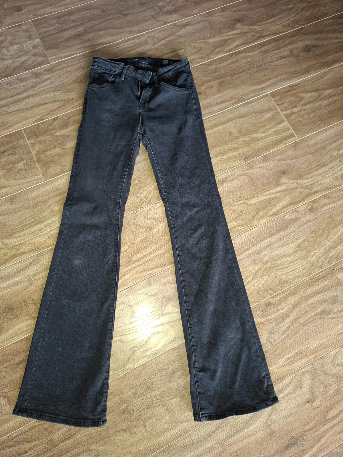 Garcia Jeans Celia Superslim Fit High Waist Flared Leg, Zwart, Ophalen of Verzenden, W27 (confectie 34) of kleiner, Gedragen